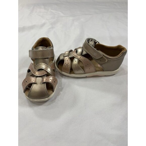 Stride Rite Toddler Girls Size 7 SRTech Xena Leather Sandals - Picture 3 of 7